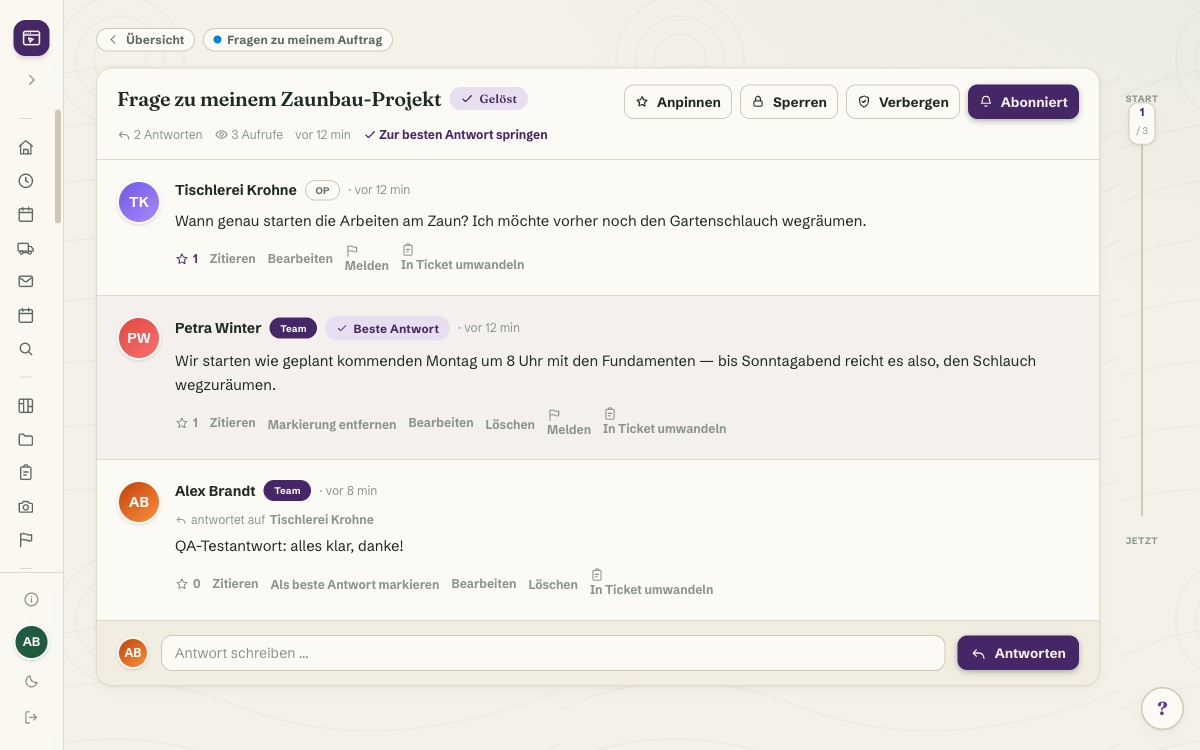 Community Forum: One Forum Engine for Your Website, Portal and Team — Screenshot