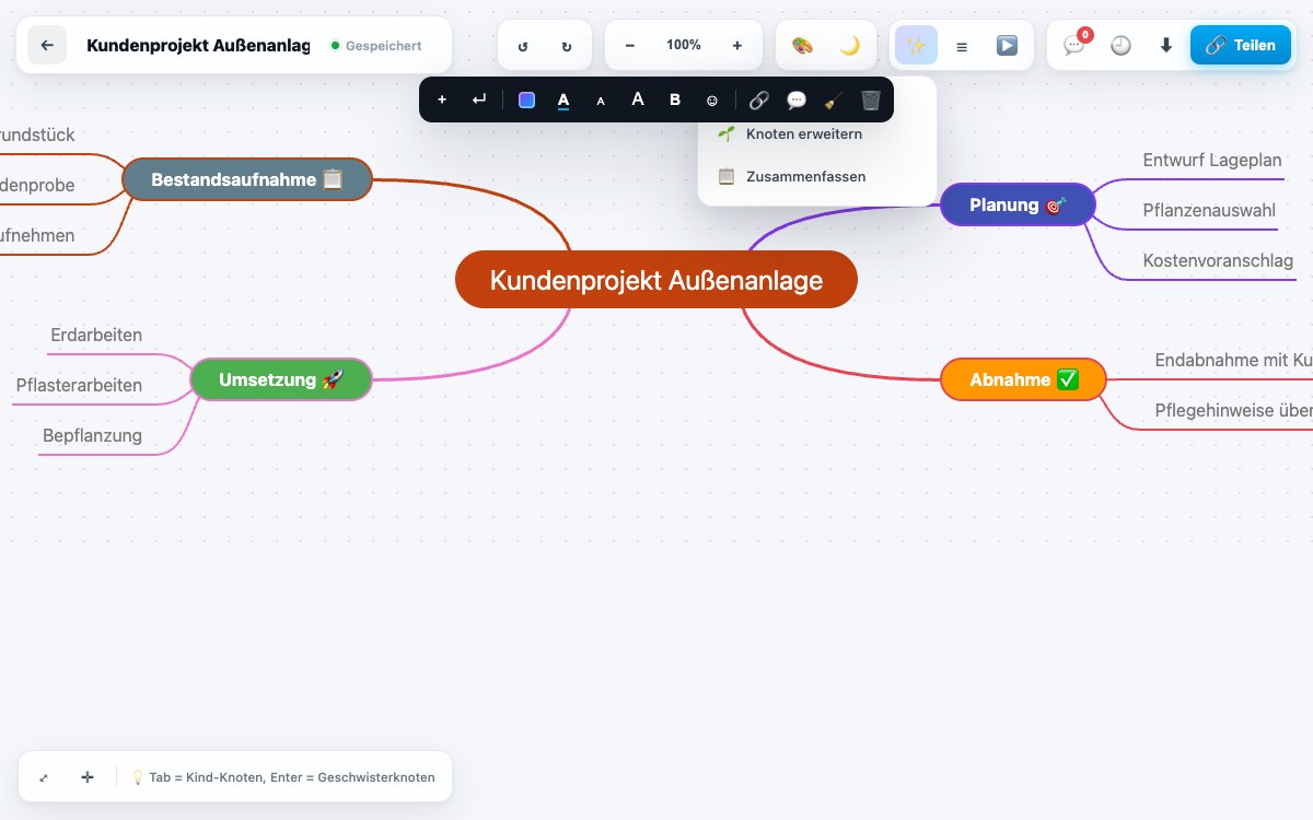 AI Assistance and Direct Links Into the CRM — Screenshot
