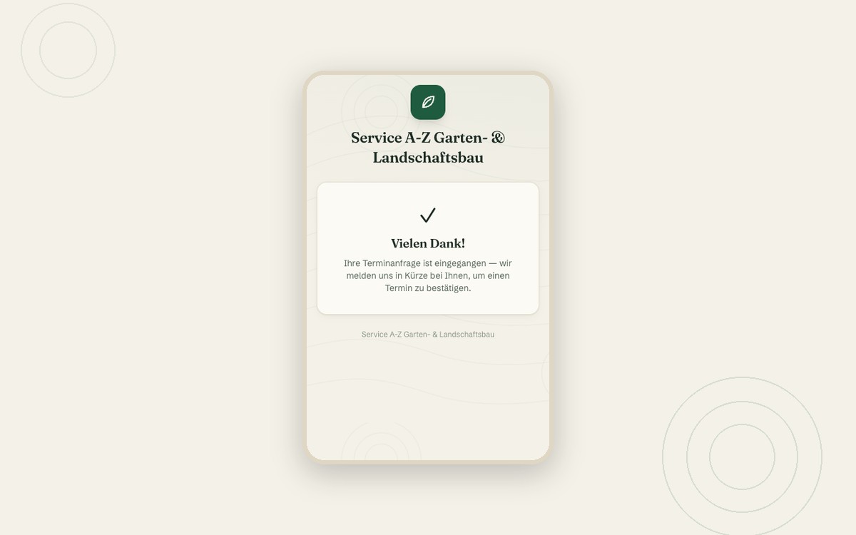 An Honest Thank-You Page, on Mobile Just as on Desktop — Screenshot