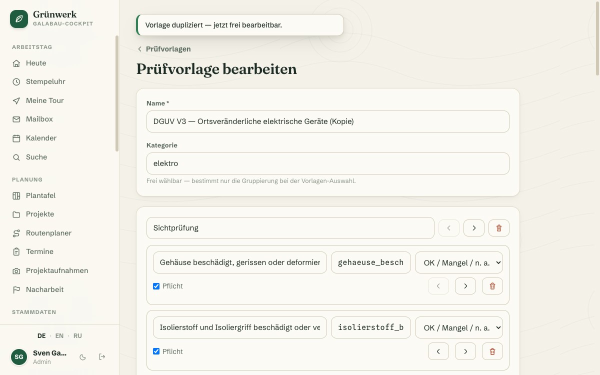 Your Own Templates for Everything the Six Standards Don't Cover — Screenshot
