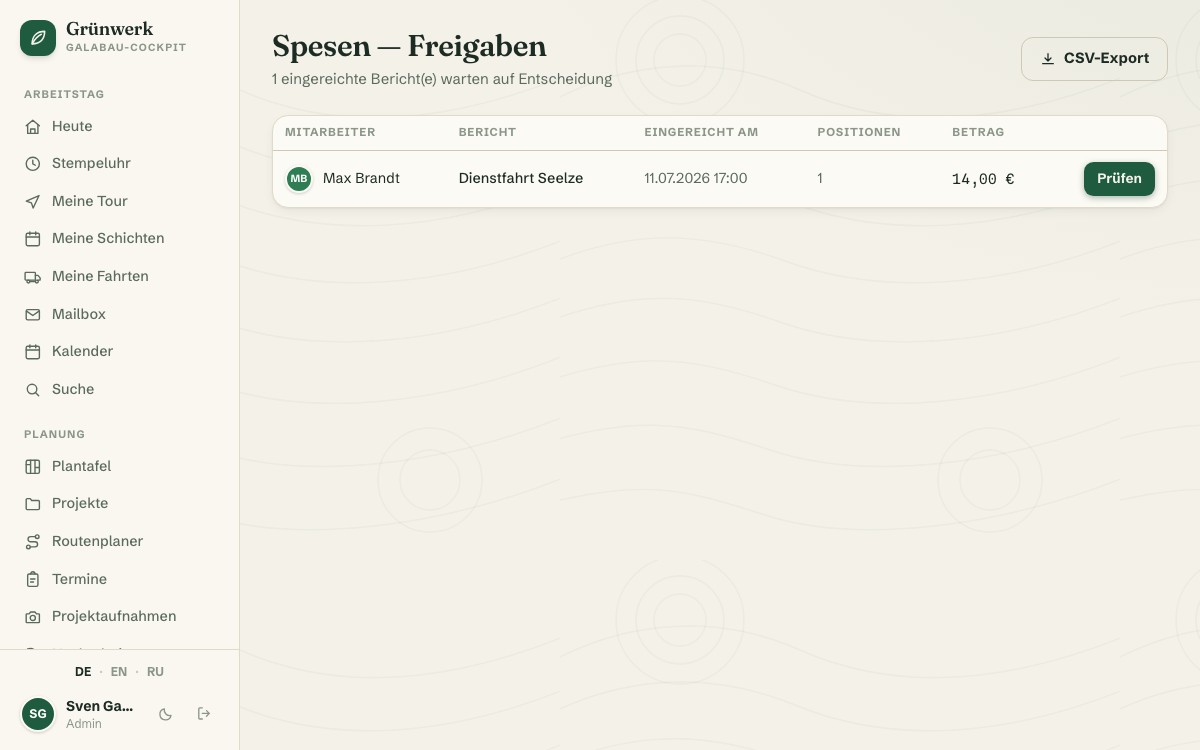 One Approvals List for the Whole Office — Screenshot
