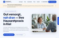 Paket S — Visitenkarte: Startseite der Live-Demo