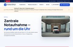 Paket XL: Seite der Zentralen Notaufnahme