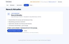 Verwaltung: weitere Module direkt aus der Verwaltung heraus anfragen
