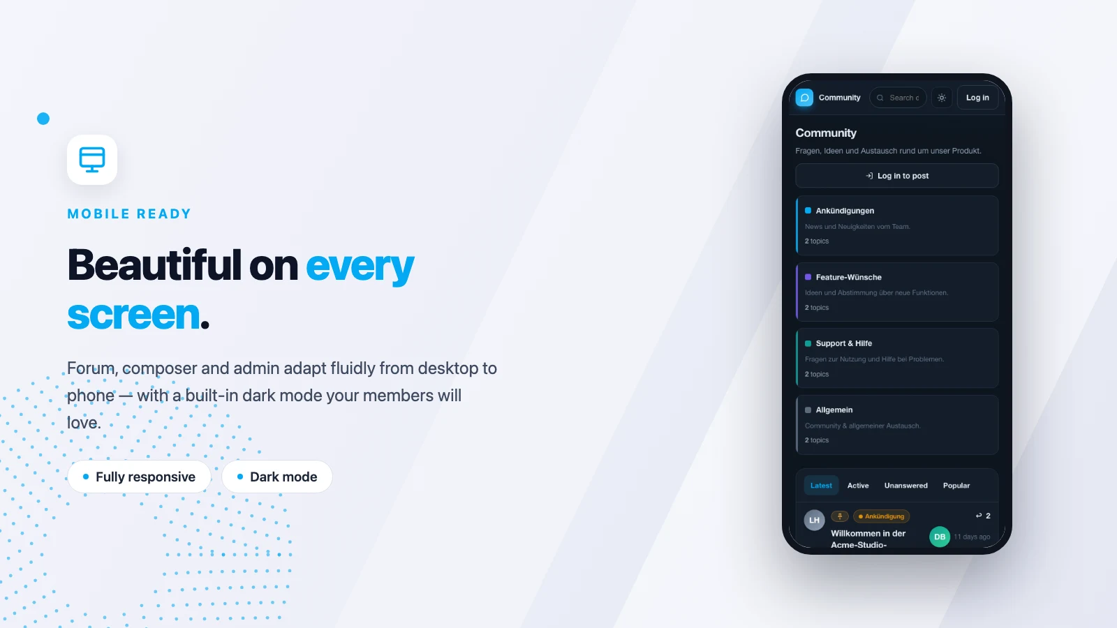 Mobile view