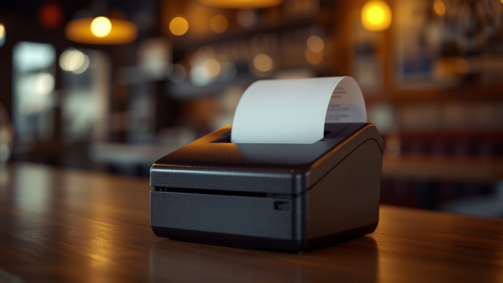 Bondruck einer Bestellung am Thermodrucker